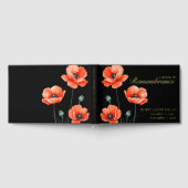 ポピー追悼フォイルゲストブック ゲストブック (全面)