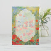 ポピー類 – 結婚式招待状 招待状 (スタンド正面)