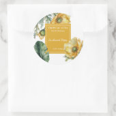 ポピー香水ラベル ラウンドシール (バッグ)