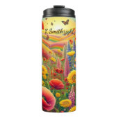 ポピー鮮やかルピネレインボーフィールド タンブラー (正面)