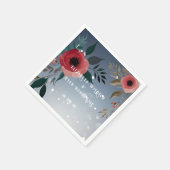 ポピー・オブ・ラブ»結婚式招待状・コレクション スタンダードカクテルナプキン (角)