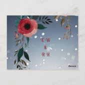 ポピー・オブ・ラブ»結婚式招待状・コレクション ポストカード (裏面)