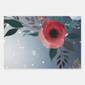 ポピー・オブ・ラブ»結婚式招待状・コレクション ラッピングペーパーシート (正面)
