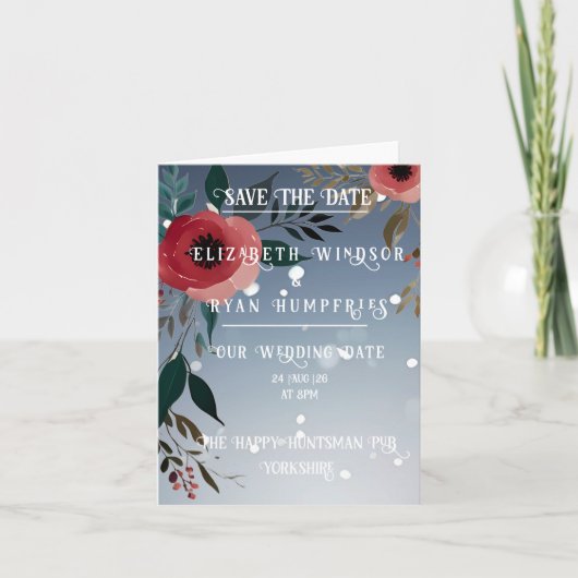 ポピー・オブ・ラブ»結婚式招待状・コレクション 案内状 (正面)