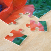 ポピー・オリエンタル・レッド・オレンジ –  ジグソーパズル (側面)