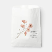 ポピー・オレンジフラワー結婚ズ フェイバーバッグ (正面)