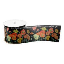 ポピー・オレンジ・レッド「宇宙に信仰を置く」フローラ