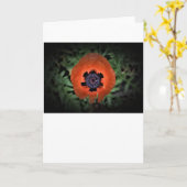 ポピー、カード カード (黄色い花)