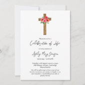 ポピー・クロス セレブレーション・オブ・ライフ 追悼式 招待状 (正面)
