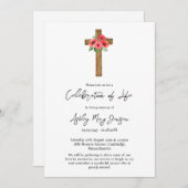 ポピー・クロス セレブレーション・オブ・ライフ 追悼式 招待状 (正面/裏面)