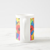 ポピー&コーンフラワーズボーン中国マグ ボーンチャイナマグカップ (裏面)