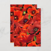 ポピー サンキューカード (正面/裏面)