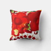 ポピー – ジプシーガーデンガールコットンピロー クッション (裏面)