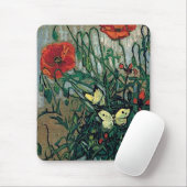 ポピー&チョーファンゴッホファインアート マウスパッド (マウス)