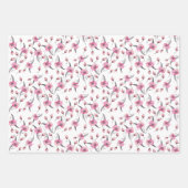 ポピー ドリーム 水彩画 ラッピングペーパーシート (正面3)