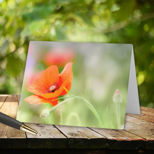 ポピー ノートカード