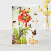 ポピー・ノーム カード (黄色い花)