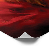 ポピー・ハット・アートのポスター/プリントの女性 ポスター (角)