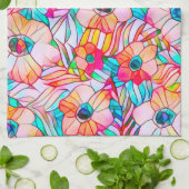 ポピー&パームフロンド キッチンタオル (折り畳み)