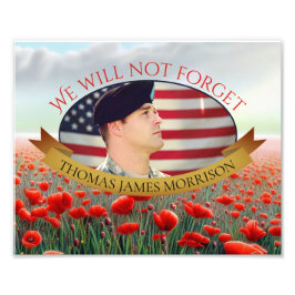 ポピー・フィールド記念写真 フォトプリント           