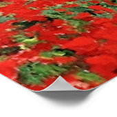 ポピー・フィールド、美絵画しい男のバラ ポスター (角)