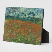 ポピー・フィールドbyヴィンセント・ヴァン・ゴッホファインアート フォトプラーク (側面)