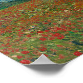ポピー・フィールドbyヴィンセント・ヴァン・ゴッホファインアート ポスター (角)