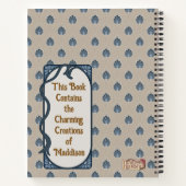 ポピー – フラワーアストロロジーと魔法 ノートブック (裏面)