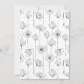 ポピー フラワーパーティー 招待状 すべての行事に (裏面)