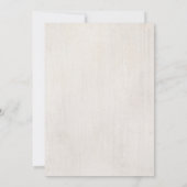 ポピー ブーケ 結婚式 招待状 (裏面)