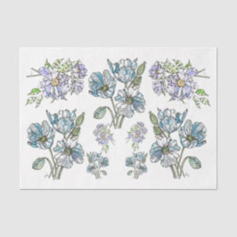 ポピー&プオーニー – デコページティッシュペーパー 薄葉紙