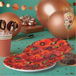 ポピー ペーパープレート