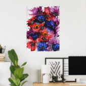 ポピー ポスター (ホームオフィス)