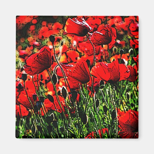 ポピー マグネット (正面)