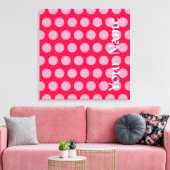 ポピー・モロッコムードドット キャンバスプリント (インサイチュ (リビング))