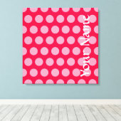 ポピー・モロッコムードドット キャンバスプリント (インサイチュ (ウッドフロア))