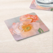 ポピー ラブ スクエアペーパーコースター (アングル)