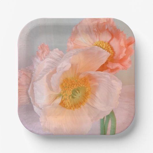 ポピー ラブ ペーパープレート (正面)