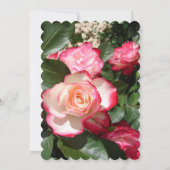 ポピー 水彩 花 フラワーの結婚式招待状 招待状 (裏面)