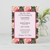 ポピー 水彩 花 フラワーの結婚式招待状 招待状 (スタンド正面)