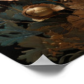 ポピー – 花デジタルアートポスター ポスター (角)