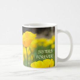 ポピー 花 コーヒーカップ マグギフト SISTERS FOREVER