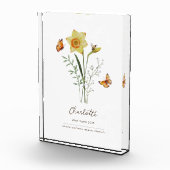 ポピー 誕生月の花 フォトブロック (右)