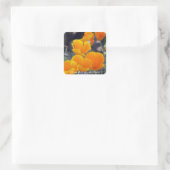 ポピー – 開花植え付けシール スクエアシール (バッグ)