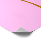 ポピー(Papaver somniferum)薄紫 ポスター (角)