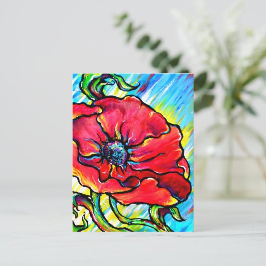 ポピーII ポストカード (スタンド正面)
