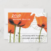 ポピーRSVP 出欠カード (正面)