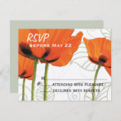 ポピーRSVP 出欠カード (正面/裏面)