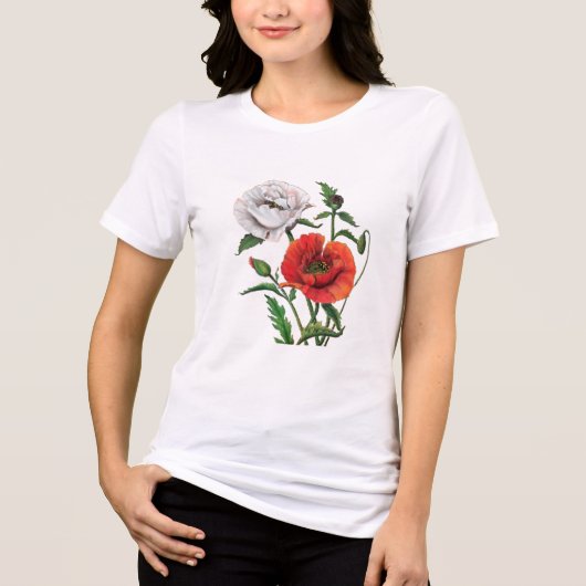 ポピーTシャツ トライブレンドTシャツ (正面)