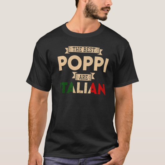 ポピ最高のーはパパイタリアンフイタリアンだ Tシャツ (正面)
